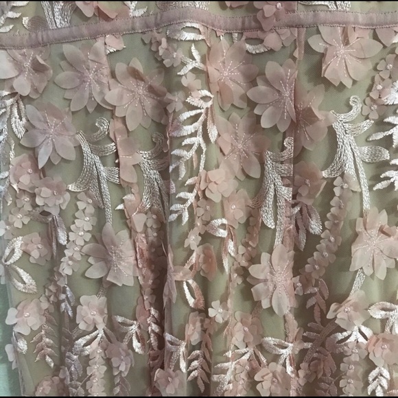 Gianni Bini Gigi Floral Applique Illusion … - Picture 9 of 13